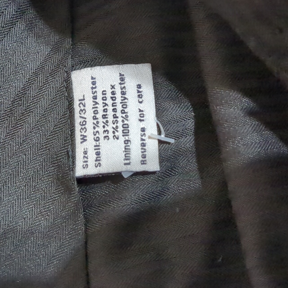 Paisley & Gray Slim Fit Dress black and white Pants  size 36x32 - Picture 4 of 11